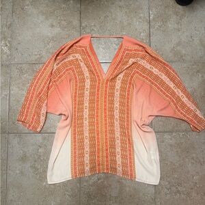 3/$20 Rose + Olive bohemian blouse